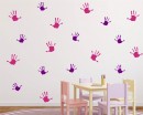 Kids Hand Prints Wall Stickers Nursery Play Room